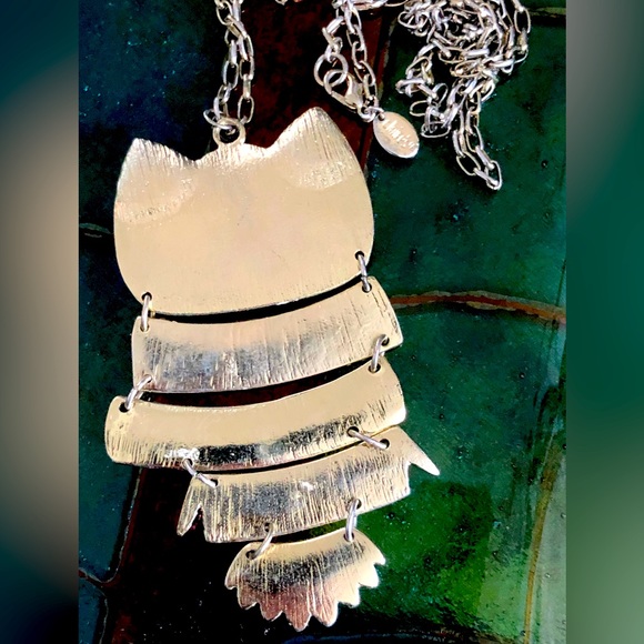 Claire’s Owl Long Opera Necklace - Picture 2 of 7